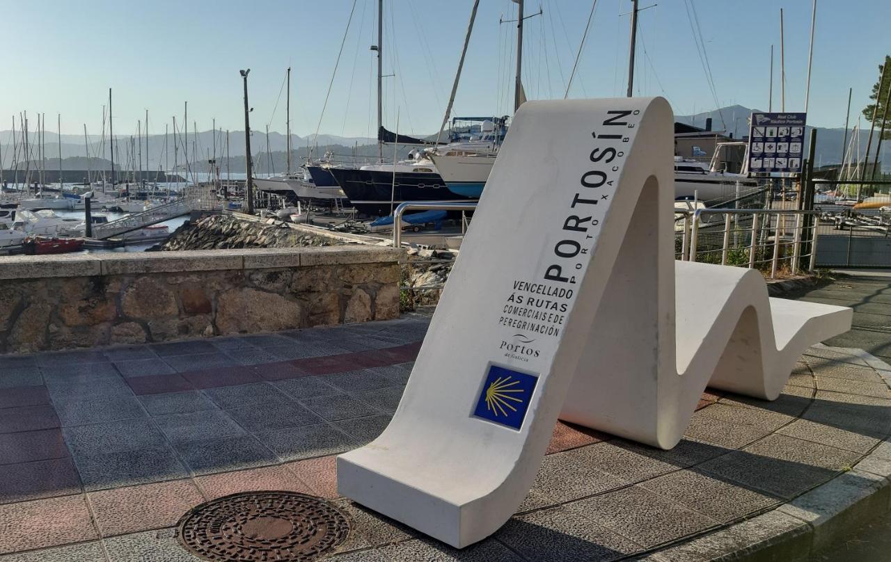 Apartamento Con Piscina En Portosin Eksteriør billede